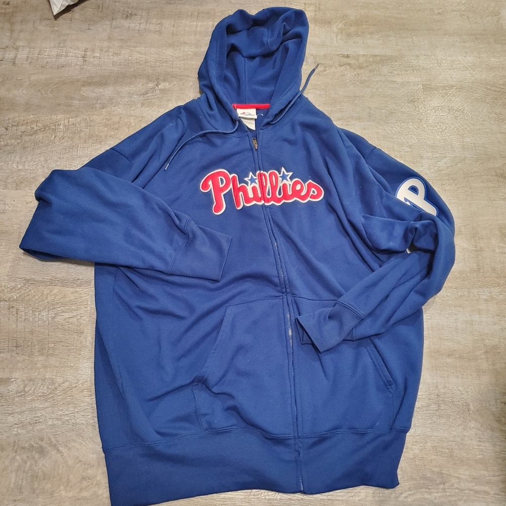 Philadelphia Phillies Hooded Sweatshirt Size XL GUC